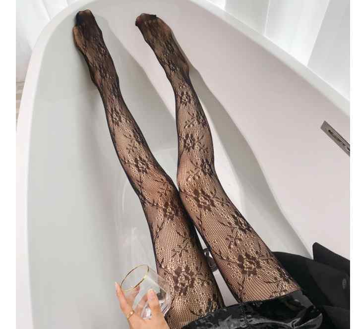 Cosplay Animal Print Knee High Tattoo Japanese Pantyhose