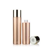 De luxe 20ml 30ml 50ml 60ml 80ml 100ml 120ml 150ml Brun Cylindre Cosmétique Ensemble Verre Pot de Crème Cosmétique Contenant