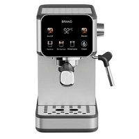 Machine à café expresso 20 bars, machine à café italienne professionnelle, programmable, utilisation personnalisée, automatique, avec lait