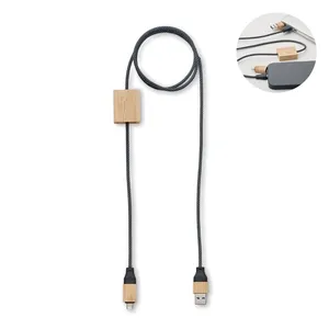 Cavo di ricarica CABOO 60W in RPET, merchandising sostenibile - Product Image 4