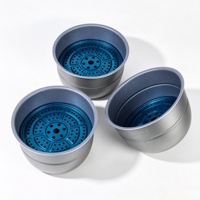 Cuve intérieure de cuiseur à riz en aluminium antiadhésif effet granit, avec plateau vapeur bleu, pièce de rechange OEM, taille personnalisée