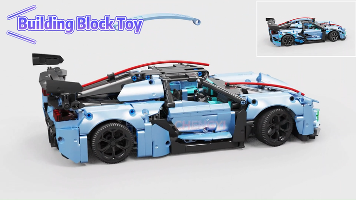 MJ 8600 1254+PCS Remote Car Bricks Toys - Luxury Model Building