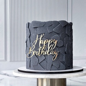 Nuevo Producto Estilo INS - Decoración <span class=keywords><strong>para</strong></span> Pastel <span class=keywords><strong>de</strong></span> Cumpleaños 'HAPPY BIRTHDAY' Hecha <span class=keywords><strong>de</strong></span> Acrílico - Product Image 4