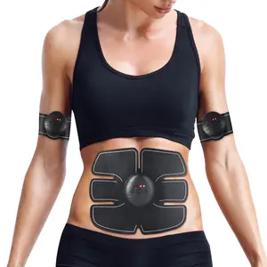 プロのワイヤレスフィットネス腹筋トレーナー電気腹部ベルト筋肉刺激装置ems腹筋マシン腹筋トレーナー腹筋ベルト