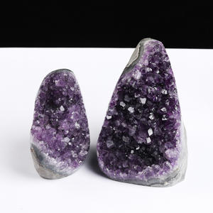 Geodi <span class=keywords><strong>di</strong></span> Ametista Grezza <span class=keywords><strong>di</strong></span> Varie Dimensioni, Cristalli Naturali e Pietre Curative per Decorazione d'Interni - Product Image 3