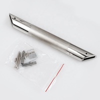 Repose-pieds de douche d'angle en chrome poli pour le rasage des jambes, en acier inoxydable, fixation murale pour salle de bain
