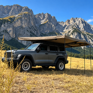 Tente de toit pour véhicule 270XL quatre saisons avec ouverture automatique rapide, coque ABS, tailles 2m/2.5m, kit d'alimentation LED pour le camping et les voyages routiers - Product Image 5