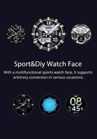 Montre connectée Eraysun avec écran tactile complet, moniteur de fréquence cardiaque, montre intelligente tendance pour homme, compatible Android et iOS, appareils portables