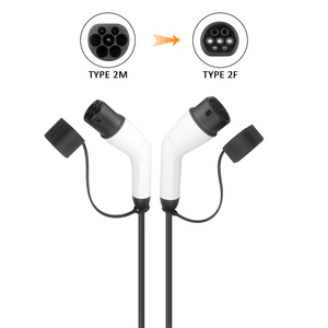 Cable de Carga para Vehículos Eléctricos Tipo 2 de Doble Cabeza, 16A 3.5kW, Portátil, Cable de TPU con Logotipo Personalizado - Product Image 1