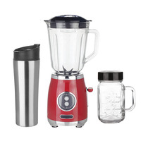 Mixeur de table rétro 5-en-1 multifonctionnel de qualité supérieure pour smoothies, machine électrique, mixeur et broyeur