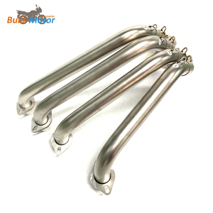 Tuyau d'échappement bas en acier inoxydable pour moto <span class=keywords><strong>Honda</strong></span> CBR650R/<span class=keywords><strong>CB650R</strong></span>/CBR650F/CB650F Tuyau d'échappement avant de haute qualité 51MM - Product Image 2