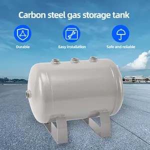 Bình Chứa Khí Ngang Bằng Thép 15L/4 Gallon Hàng Bán Sỉ Từ Nhà Máy Bình Áp Suất Không Khí Bình Thu Máy Nén Khí - Product Image 4