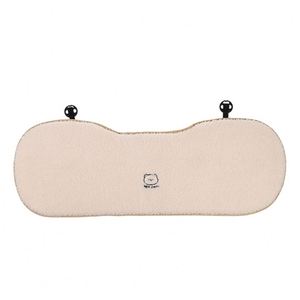 Car Seat Cushion White <b>Pink</b> Lambswool Luxury High Quality Universal Fit Plush Cute <b>Bear</b> Design Warms Car - Product Image 5