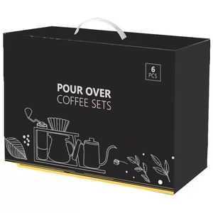 Juego de cafetera artesanal 2026: cafetera compartida, juego de tazas con filtro de goteo, portátil para preparación casera - Product Image 4