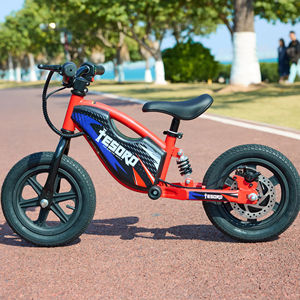 Vélo d'équilibre électrique 24V 100W pour enfants, <span class=keywords><strong>scooter</strong></span> à deux roues avec pneus 12 pouces, facile à transporter - Product Image 1
