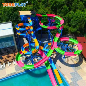 Phong cách mới thương mại thủy sản giật gân nước giải trí trượt sân chơi công viên hồ bơi sợi thủy tinh mưa Pháo đài - Product Image 5