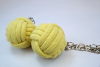 Cordes en aramide durables pour Fire Poi, brûleurs de type Monkey Fist extra larges avec chaîne torsadée pour spectacles et danse flamboyants
