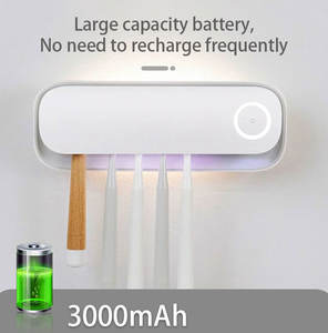 2025 mercato di vendita calda Cordless Uvc spazzolino <span class=keywords><strong>da</strong></span> <span class=keywords><strong>denti</strong></span> <span class=keywords><strong>sterilizzatore</strong></span> 4000mAh KC porta batteria <span class=keywords><strong>per</strong></span> la salute orale spazzolino <span class=keywords><strong>da</strong></span> <span class=keywords><strong>denti</strong></span> <span class=keywords><strong>per</strong></span> Radzor - Product Image 6