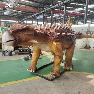 Eğlence parkı müzesi kare Animatronic dinozor cazibe