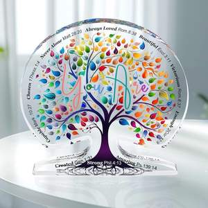 ของขวัญคริสเตียนที่ไม่เหมือนใครสำหรับผู้หญิง ของขวัญทางศาสนาต้นไม้แห่งชีวิต สำหรับคุณแม่ เพื่อน เพื่อนร่วมงาน ของขวัญให้กำลังใจ - Product Image 1