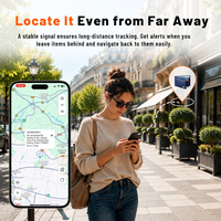 YG-AT03-PV Traceur GPS certifié MFi pour portefeuille, carte intelligente compatible Apple Find My
