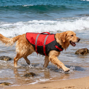 Giubbotto Salvagente per Cani Personalizzato OEM, Estivo, Lussuoso, Regolabile, Riflettente, Impermeabile, per Cani Piccoli, Medi e Grandi - Product Image 1