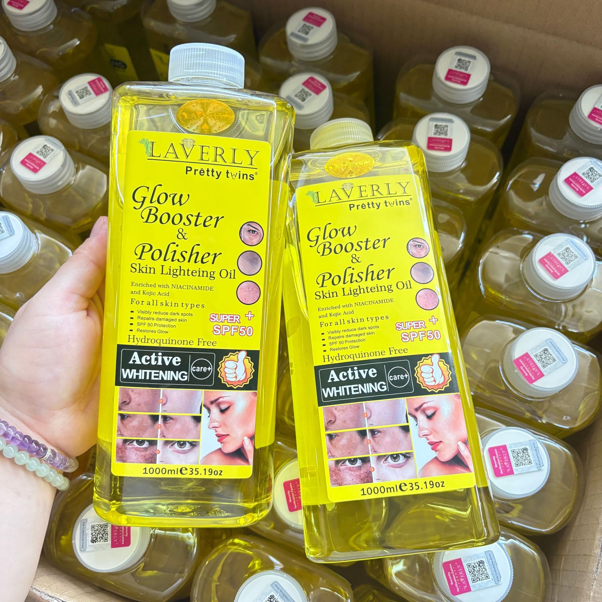 1000 ml d'huile hydratante puissante