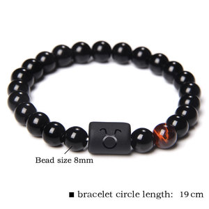 Bán Buôn Thời Trang Handmade Tinh Thể Chakra Chữa Bệnh Mạnh Mẽ 8Mm Động Vật Cung Hoàng Đạo Đá Vòng Đeo Tay Cho Nam Giới Và Phụ Nữ Với Thẻ - Product Image 6