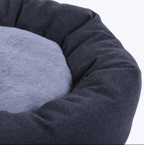 2025 nuevo fabricante redondo Color caramelo cueva perro gato camas cálido algodón mascotas cama para interior - Product Image 3