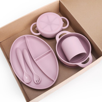 Vaisselle pour bébé, service cadeau pour enfant en bas âge, sans Bpa, ventouse