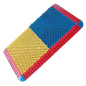 Sàn nhà để xe gạch chất lượng cao 2025 lồng vào nhau nhựa <span class=keywords><strong>1</strong></span> mảnh công nghiệp trong nhà màu đỏ màu vàng màu xanh màu xanh lá cây màu đen grey hội thảo - Product Image 5