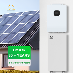 Système de stockage d'énergie solaire domestique hors réseau SOLAR Easy Install 10kW, batterie LFP MPPT, onde sinusoïdale pure, 48VDC, utilisation 24h/24 - Product Image 2