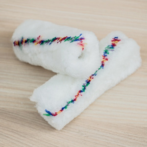 Cotton <b>Thread</b> Paint Roller Brush Head 4 Inch Multicolored 12mm Bristle Length Strip Shape Building Materials Painting <b>Tool</b> - Product Image 2