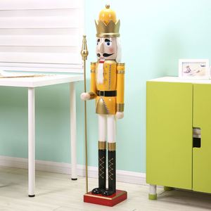 Grande figurine Casse-Noisette de 1,2 m, soldats créatifs, décoration d'intérieur, cadeaux, décorations de Noël - Product Image 3