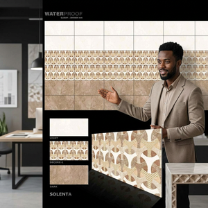 Azulejos de Pared de Cerámica de Diseño Moderno 3D de 300x600 mm, Antideslizantes, Resistentes al Ácido, Disponibles en 12x24, Stock Disponible, Fabricante Directo para Interiores - Product Image 1