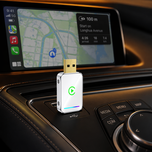30% de Descuento en Adaptador Inalámbrico CarPlay Premium Q1JS USB Portátil para iOS y Android Auto, Hecho en China - Product Image 3