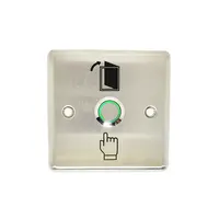 緑色のLEDが付いたアクセス制御プッシュ終了ボタン