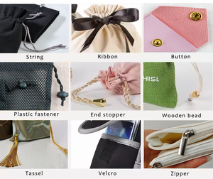 Pochette en satin à cordon personnalisée avec logo sérigraphié pour emballage de bijoux (boucles d'oreilles, bagues) et de parfums – Durable et de luxe - Product Image 4