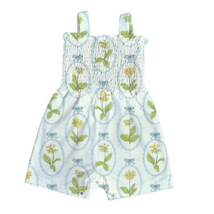 2025 Weihnachts muster Kleinkind Baby Stram pler Langarm Milch Seide Stoff Baby Mädchen Overalls - Product Image 5