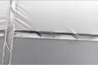 Canal de verrouillage de film de serre galvanisé/aluminium Profil de verrouillage de canal Wiggle Wire