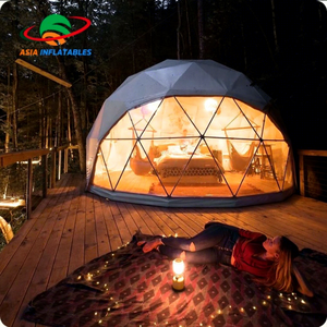 Tente géomantique à led, grande cadre en Aluminium, éclairage extérieur, pour fête - Product Image 1