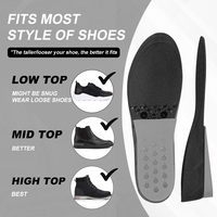S-King Échantillon Gratuit OEM Semelles Intérieures Rehaussantes en PU pour Chaussures