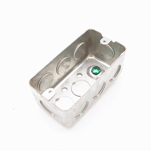 Rectangle Metal Electrical Outlet Box Switch Box Factory Supply