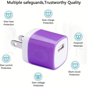 อะแดปเตอร์ชาร์จไฟ USB แบบพกพาขนาดเล็ก ราคาถูกที่สุด ช่องเสียบ USB-A เดี่ยว - Product Image 3