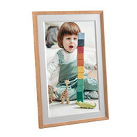 Nouveau design, cadre photo WiFi en plastique de 10 pouces avec port Type C, écran tactile IPS, horloge et lecture vidéo, résolution 1280x800