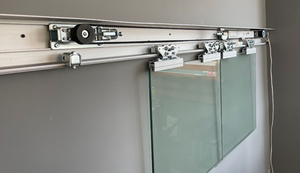 Operador de puerta automático de Venta caliente Abridor de puerta corredera de vidrio eléctrico de doble hoja de una sola hoja para el <span class=keywords><strong>comercio</strong></span> - Product Image 2