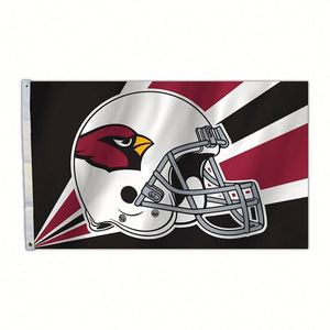 Hot Sell High Quality Double Sided Polyester Super Bowl Football Teams Design <b>Flag</b> Custom 3x5ft Arizona Cardinals <b>Flags</b> - Product Image 5