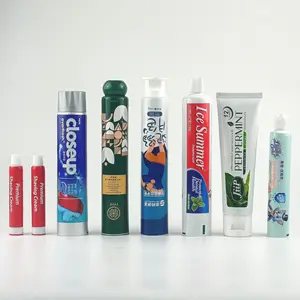 Customized Printing 30g 50g 80g 100g 120g ABL plastic cosmetics packaging laminated soft tube for toothpaste