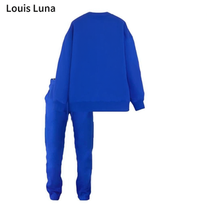 Ensemble de survêtement 2 pièces Louis Luna : Sweat-shirt et pantalon oversize pour femme – Tailles M, L, XL, 2XL – Tenue décontractée et sportive - Product Image 1
