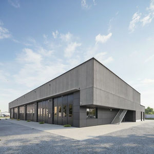 Gudang baja prefabrikasi Modular dan bangunan kantor, dengan desain rakitan portabel untuk pemasangan cepat - Product Image 4